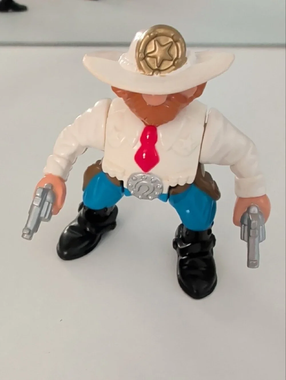Fisher Price Great Adventures Cow Cowboy Action Figure Vintage '96